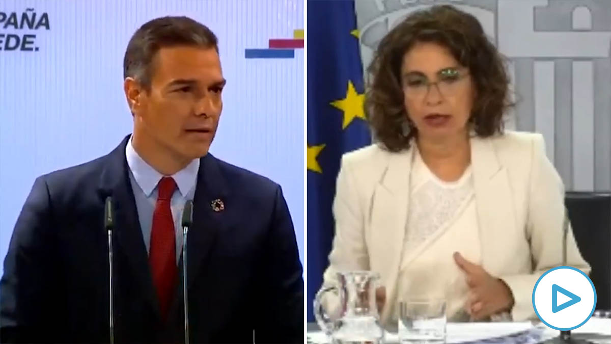 Lo que decía Pedro Sánchez este lunes y lo que dice su Gobierno este martes.