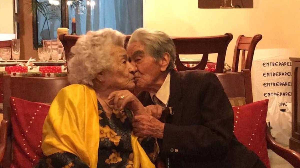 Twitter: Cumplen 214 años entre los dos y son el matrimonio más longevo de la historia