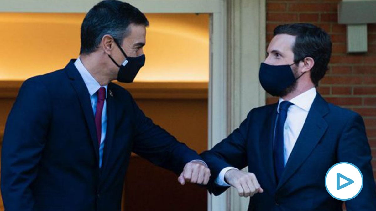 Pedro Sánchez y Pablo Casado