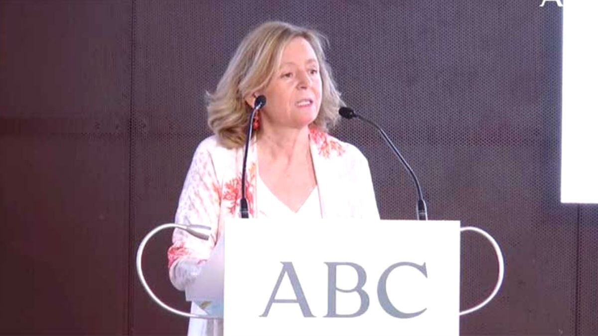 Catalina Luca de Tena, durante un evento organizado por ‘ABC’.