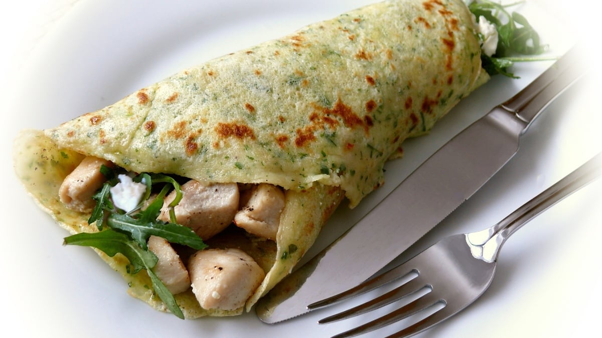 Vuelta al cole: Crepe de salchichas y queso