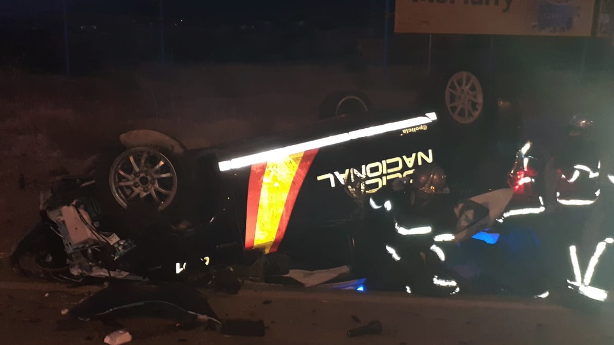 Coche de Policía Nacional en Algeciras.