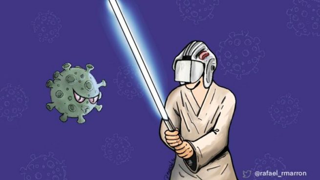 Viñetas de Matrix, Star Wars o Alien para concienciar sobre la pandemia