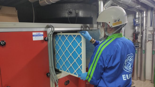 La ventilación con todo aire exterior en un edificio incrementa entre un 15% y un 25% el consumo de energía