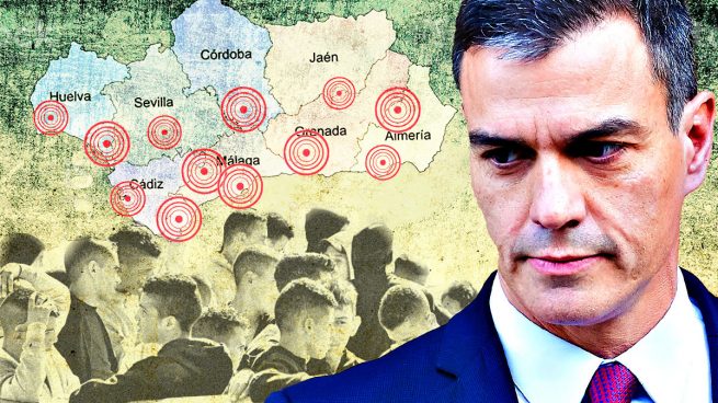 Presión extrema de Sánchez a Andalucía: la comunidad soporta un 40% de los menas acogidos en España.