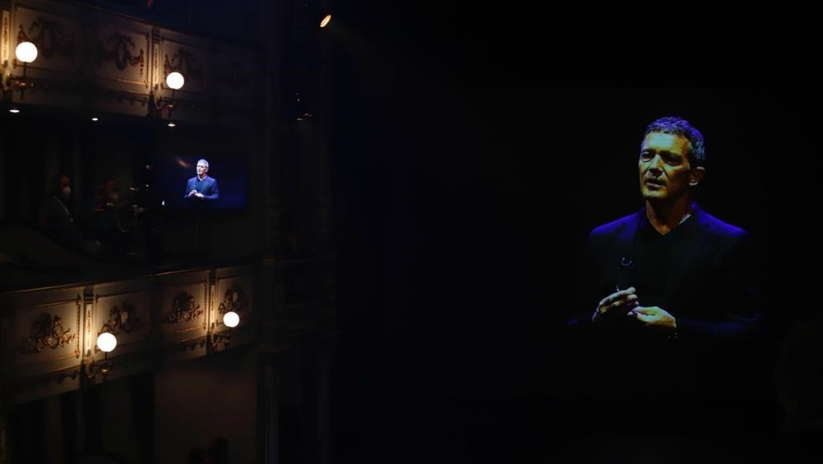 Antonio Banderas, en los Premios Max del pasado domingo. (Europa Press)