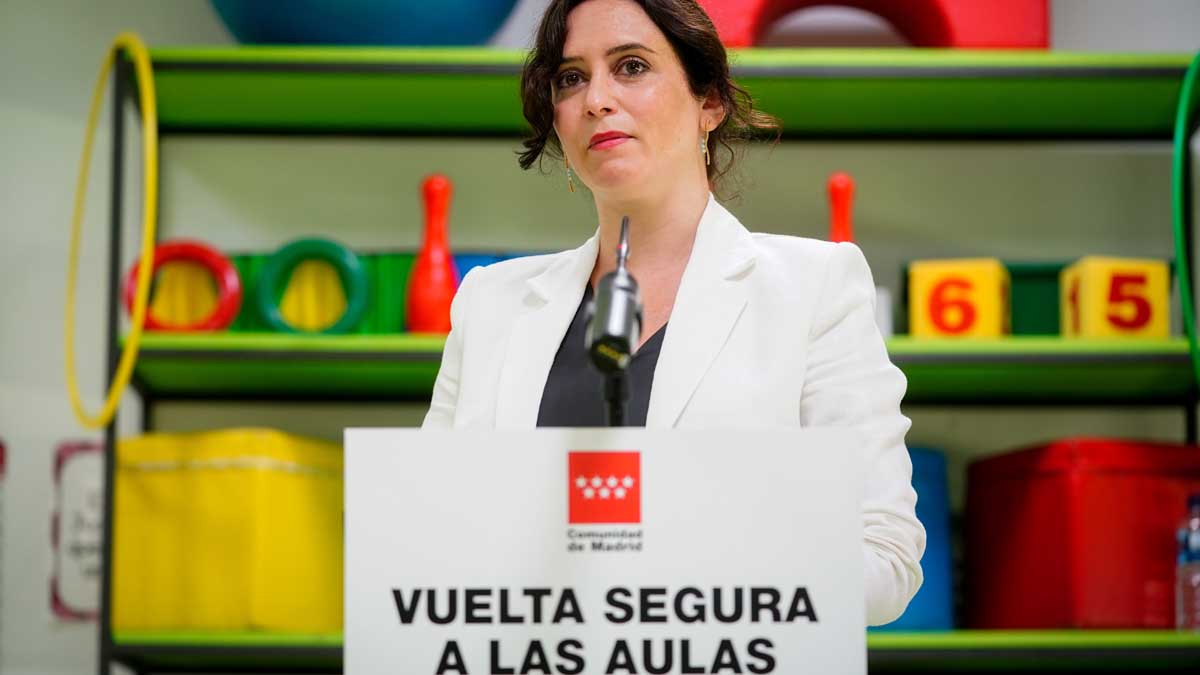 La presidenta de la Comunidad de Madrid, Isabel Díaz Ayuso. Foto: EP