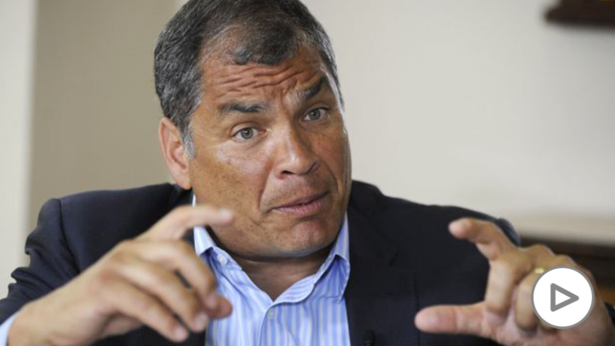 Rafael Correa, ex presidente de Ecuador. (Foto: AFP)