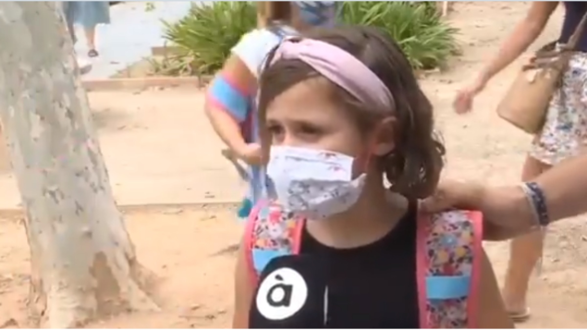 Twitter: La opinión de una niña sobre llevar mascarillas al cole: “Es mejor que morirse”