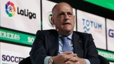 Javier Tebas, en un acto de La Liga. (Getty)