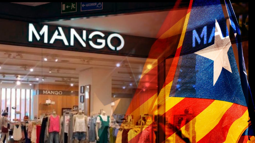 Mango empieza a cambiar la cartelería de sus tiendas en Cataluña para restituir el idioma español.