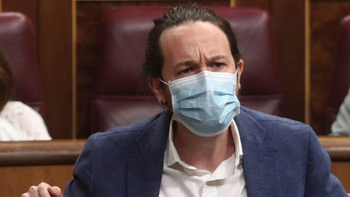 Pablo Iglesias en el Congreso de los Diputados. (Foto: Pool)