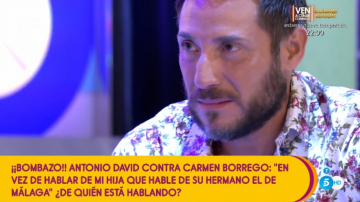 Antonio David en ‘Sálvame’