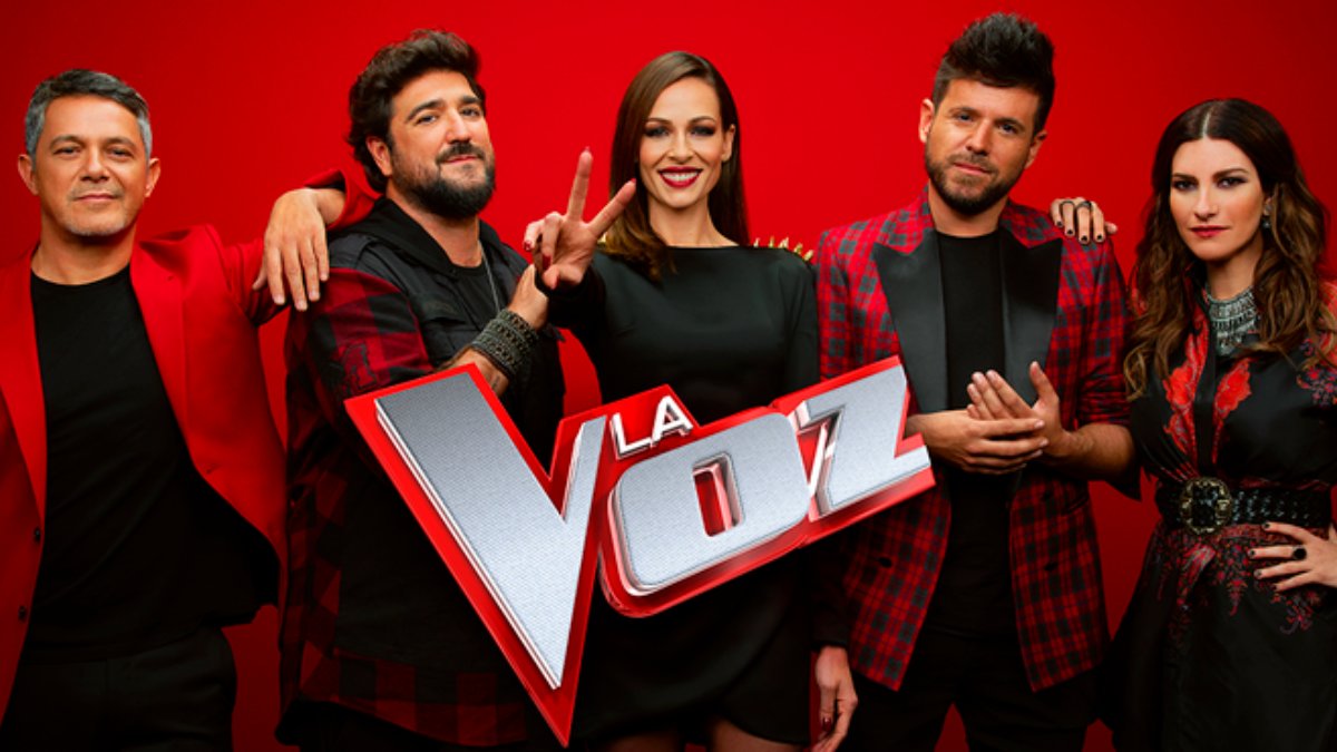 Los coache sy presentadora de ‘La Voz’