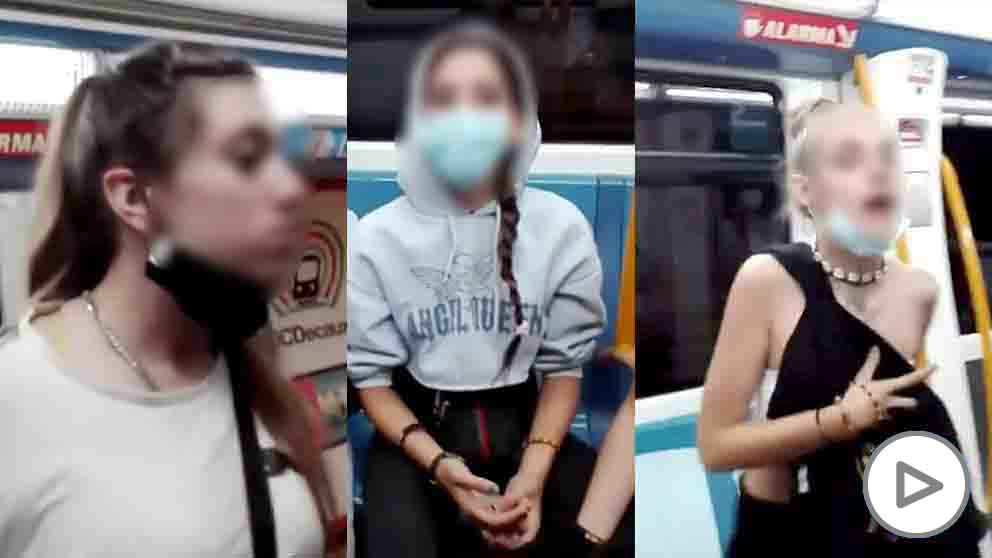 Video de la agresión a tres inmigrantes en el Metro de Madrid