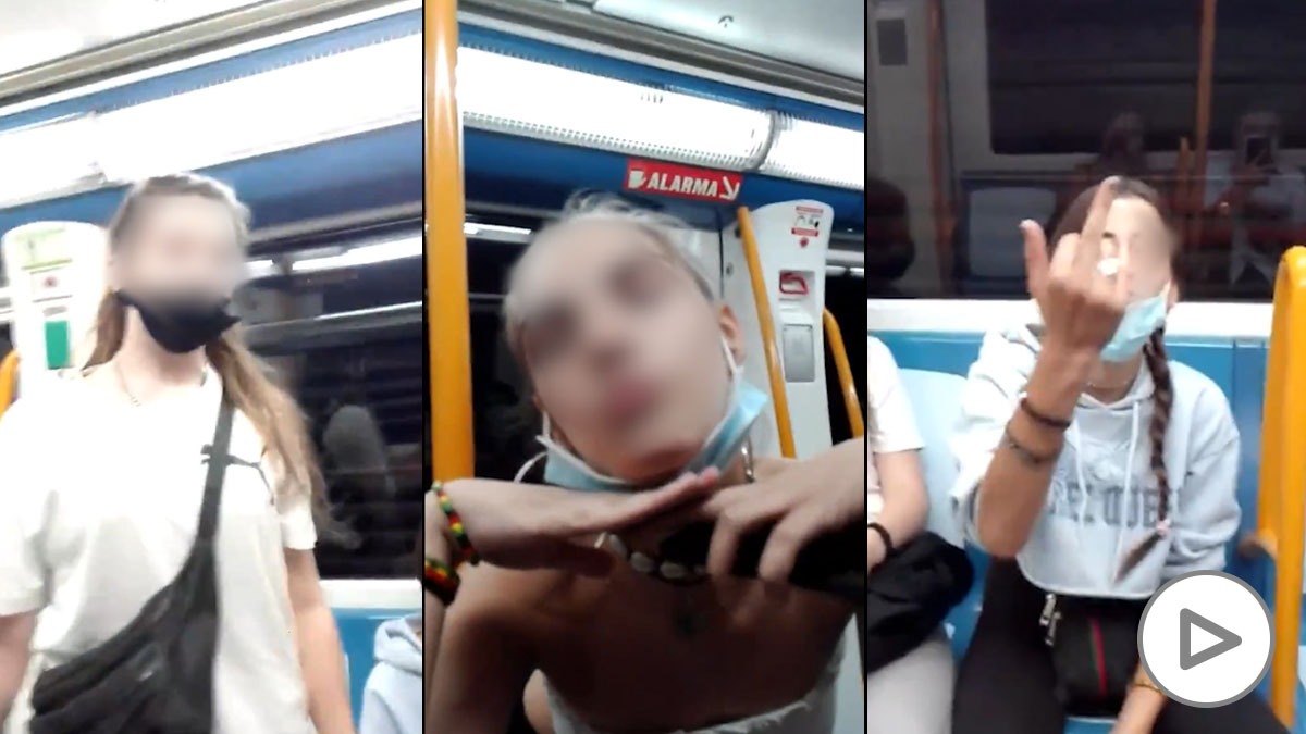 Una de las chicas de la agresión en el Metro de Madrid dice: «Yo ¿Racista? Mucho, muchísimo”