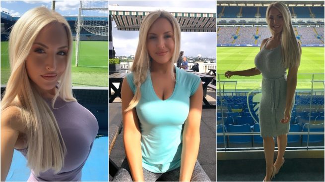 Emma Louise Jones, en fotos de Twitter.