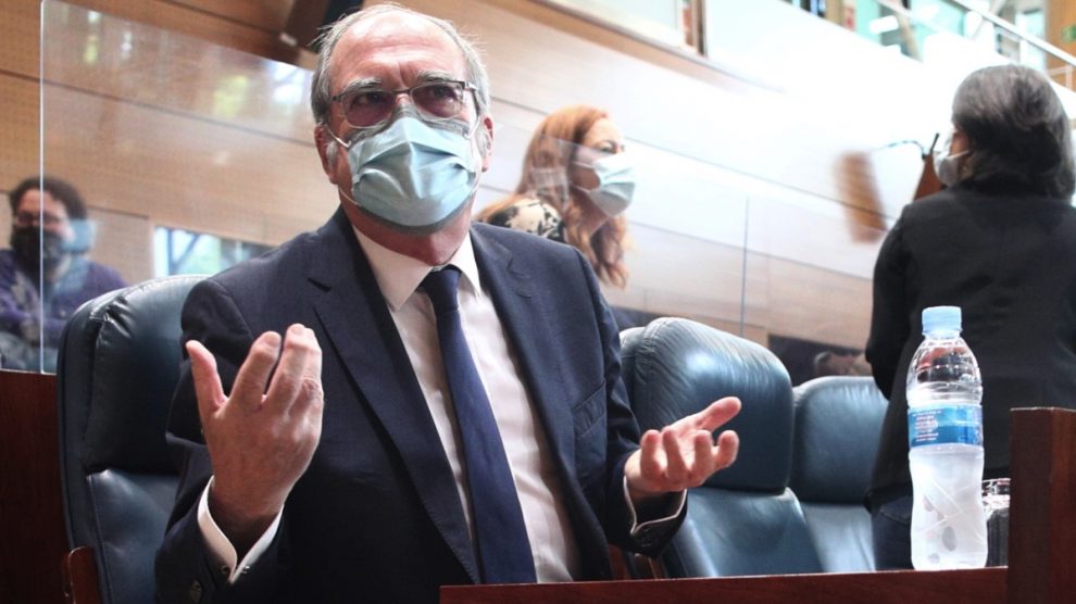 Ángel Gabilondo en la Asamblea de Madrid. (Foto: EP)