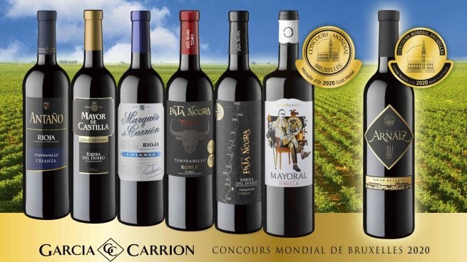 El ‘Concours Mondial de Bruxelles’ premia a los vinos y cavas de GARCIA CARRION, que alcanzan las 230 medallas en lo que va de año