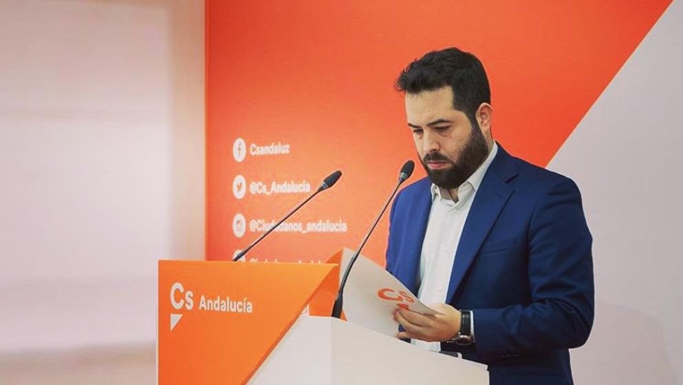 Fran Carrillo, portavoz adjunto de Ciudadanos en el Parlamento de Andalucía.