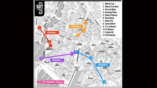 La Nit de l’Art 2020 en Palma de Mallorca comienza este miércoles con itinerarios guiados por las galerías