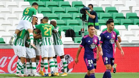 El Betis sumó su segunda victoria en Liga Santander. (EFE)