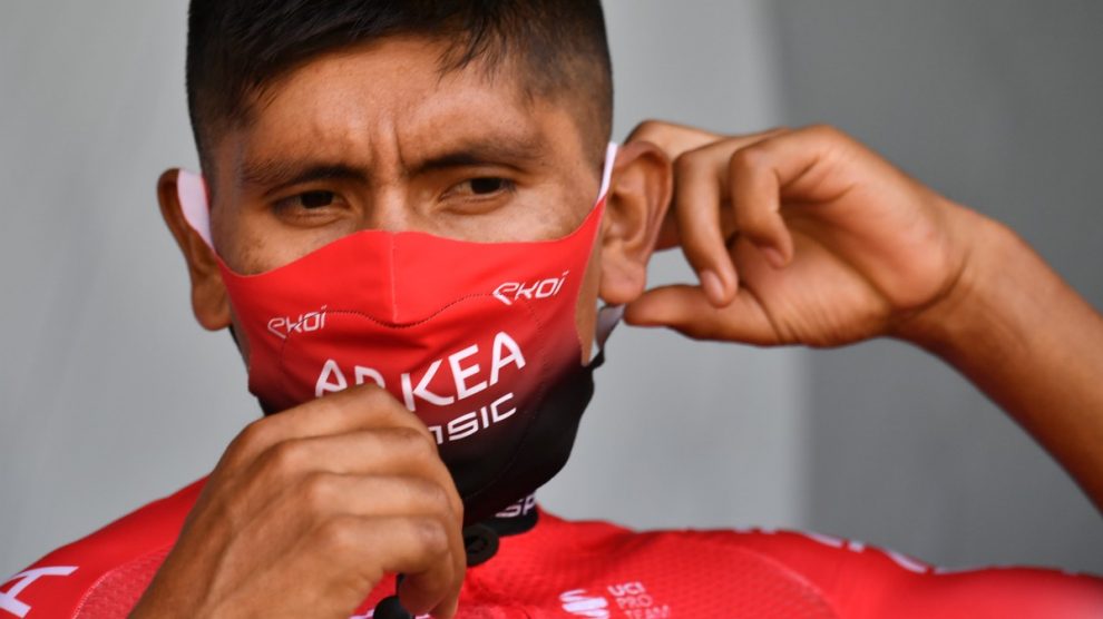 Nairo Quintana, en el Tour. (AFP)