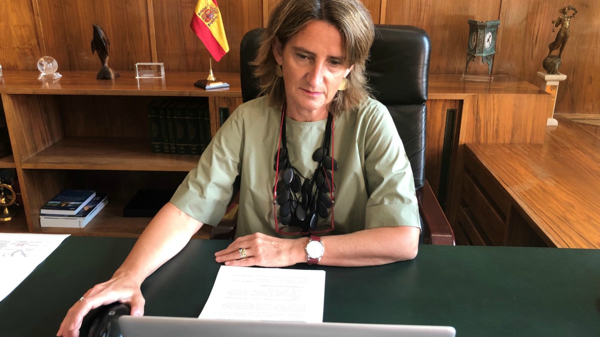 La vicepresidenta cuarta y ministra para la Transición Ecológica y Reto Demográfico, Teresa Ribera.