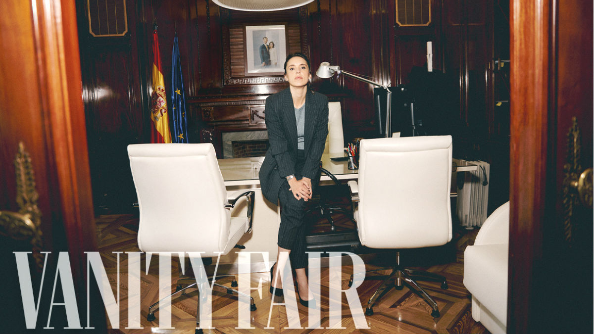 Irene Montero, ministra de Igualdad, posa para su entrevista en ‘Vanity Fair’. (Foto: ‘Vanity Fair’)