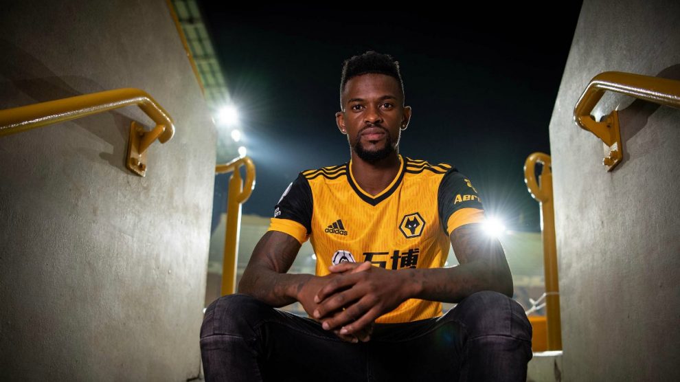 Nélson Semedo, con la camiseta de los Wolves. (wolves.co.uk)