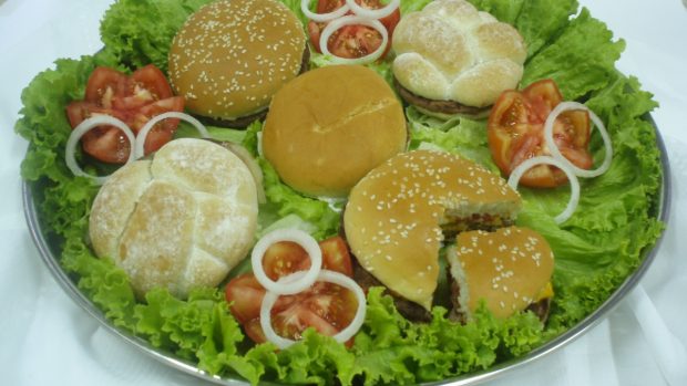 Mini hamburguesas vegetales