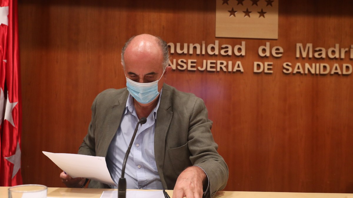 El viceconsejero de Salud Pública y Plan Covid-19, Antonio Zapatero. Foto. EP