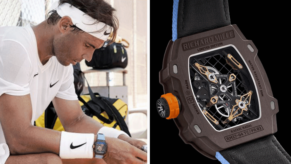 Así es el exclusivo reloj que lucirá Rafa Nadal en Roland Garros