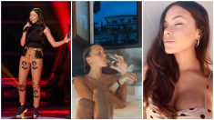 Pilar Bogado, en La Voz y en fotos de Instagram.