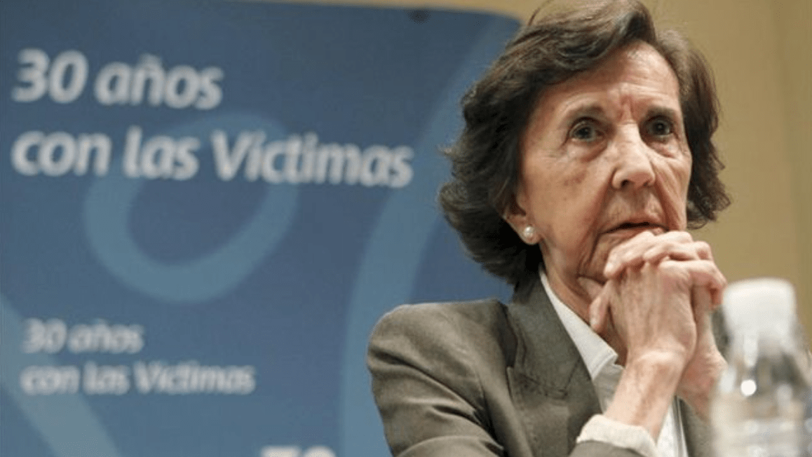 Ana María Vidal-Abarca, impulsora de la AVT, quedó viuda con 41 años despué...