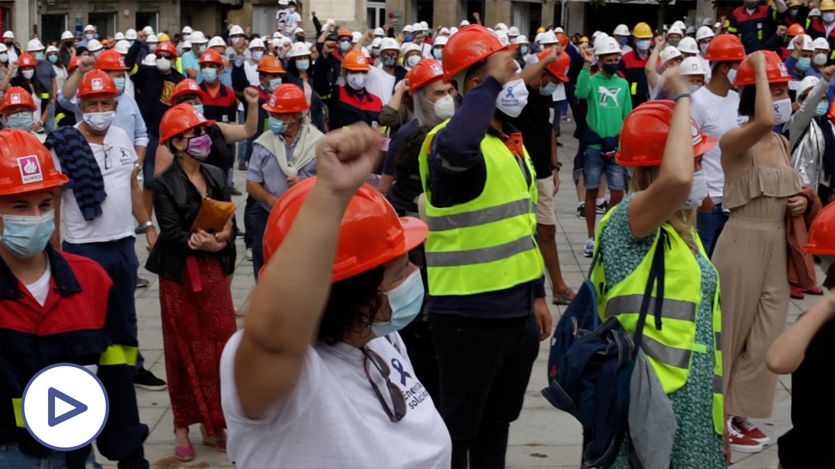 Protestas de trabajadores de Alcoa