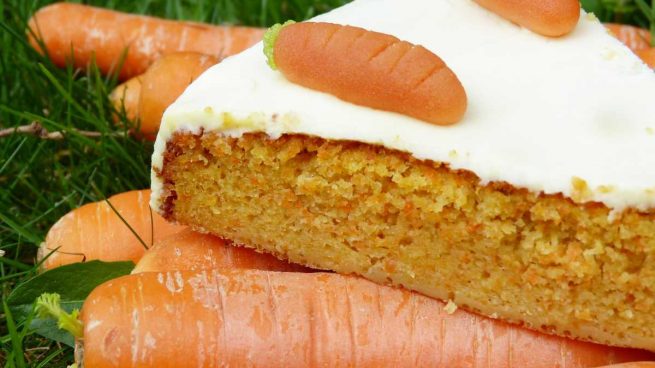 Receta de Pastel de zanahoria vegano, sin huevos ni lácteos