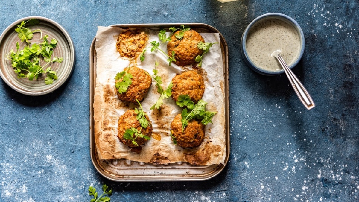 Albóndigas de lentejas rojas y pollo