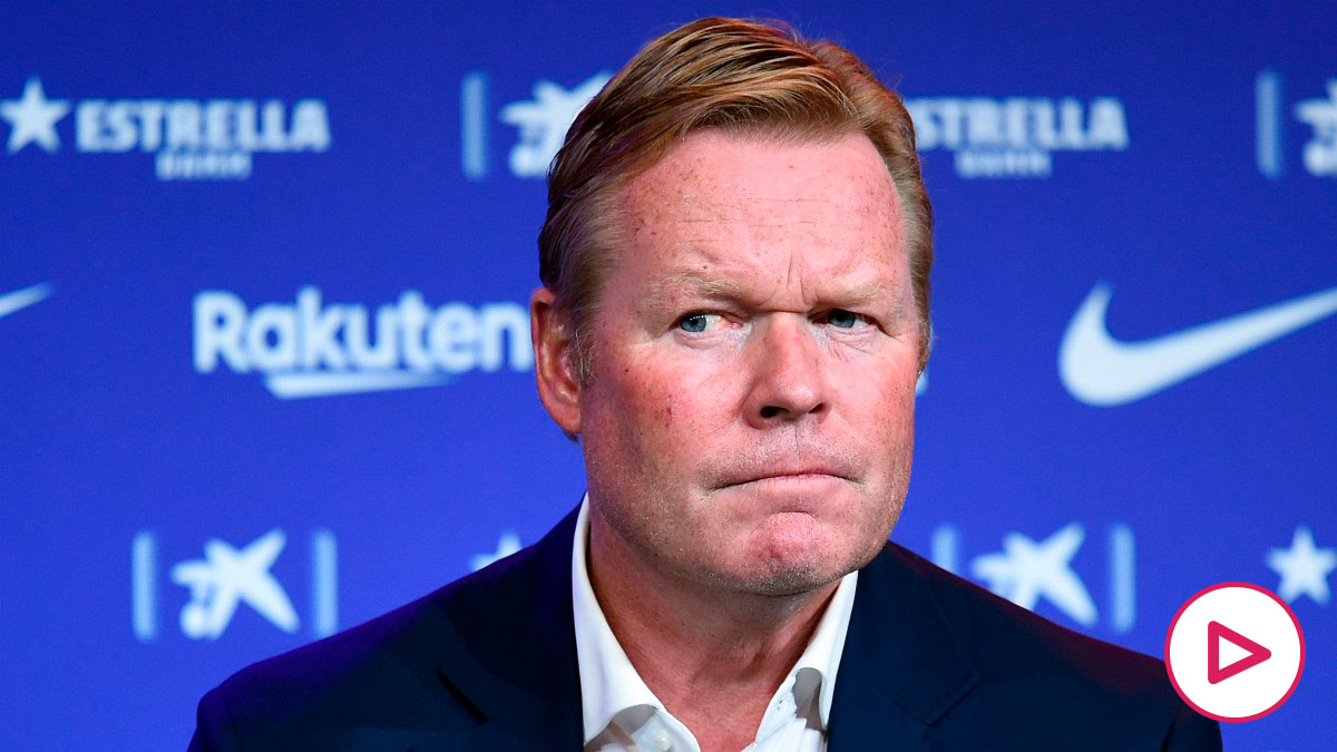 Koeman, en el día de su presentación. (AFP)