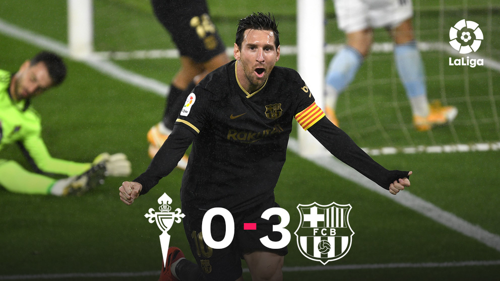 Leo Messi se desató en Balaídos.