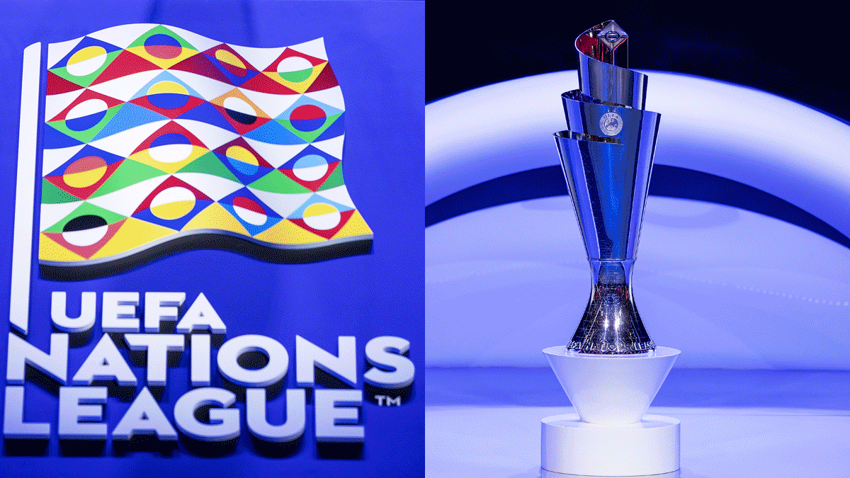 El trofeo de la UEFA Nations League. (AFP)