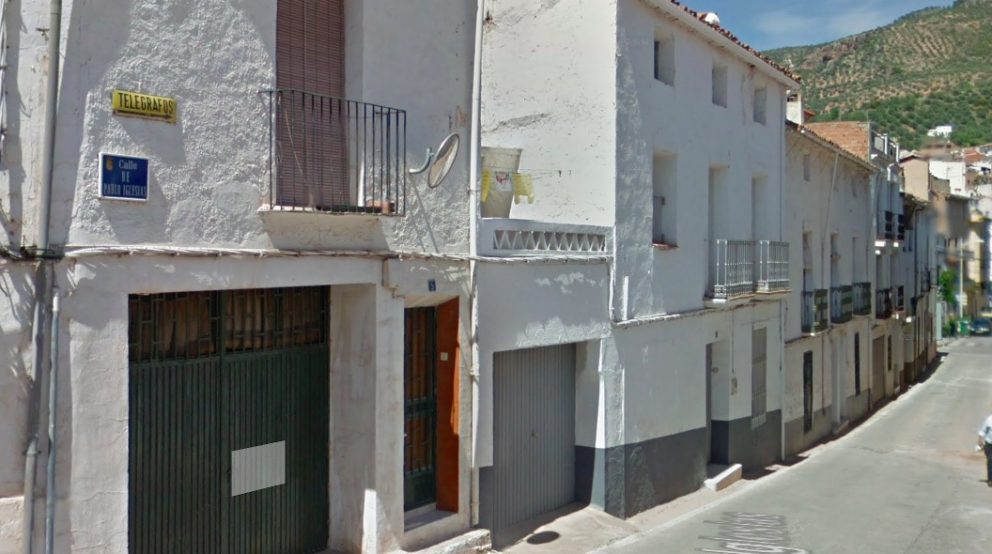 Calle Pablo Iglesias en Puerta de Segura.