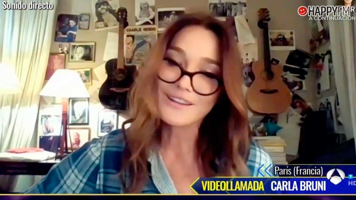 Carla Bruni sorprende a Pablo Motos cantando en español