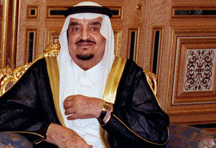 El Rey Fahd bin Abdulaziz de Arabia Saudí.