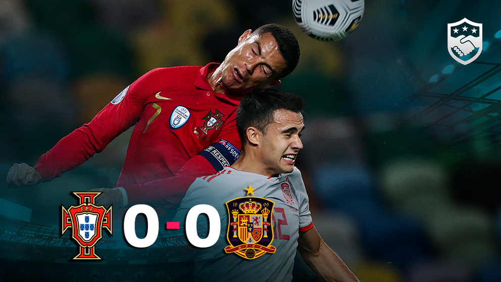 Portugal y España empataron a cero en Lisboa.