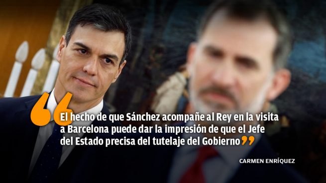 La imprevisible jornada del Rey y el presidente Sánchez en Barcelona