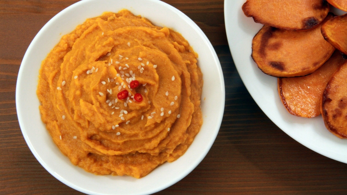 Hummus de boniato