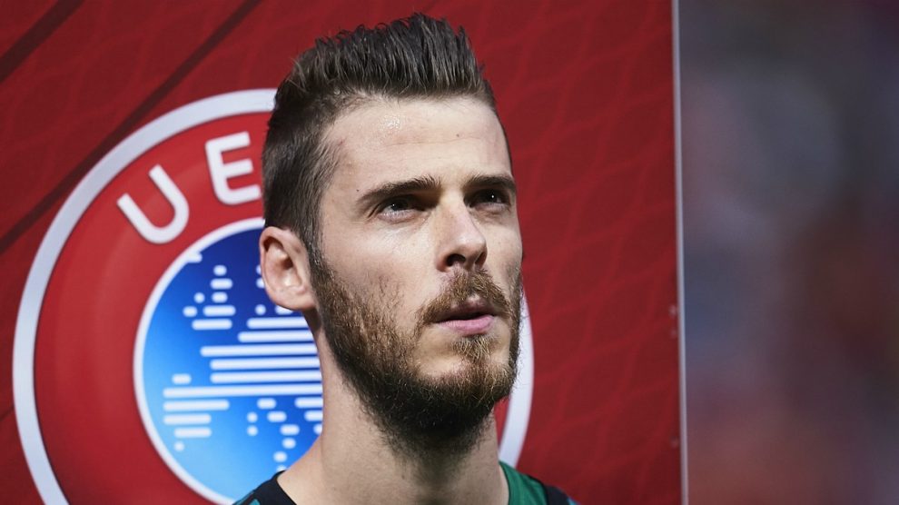 De Gea, en un partido con España.