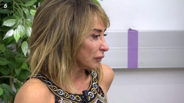 María Patiño no pudo reprimir las lágrimas en su enfrentamiento con Mila en 'Sálvame'