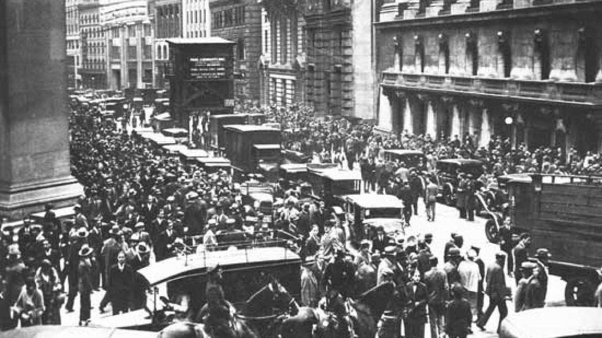 El 24 de octubre de 1929 se produjo el Jueves Negro de Wall Street